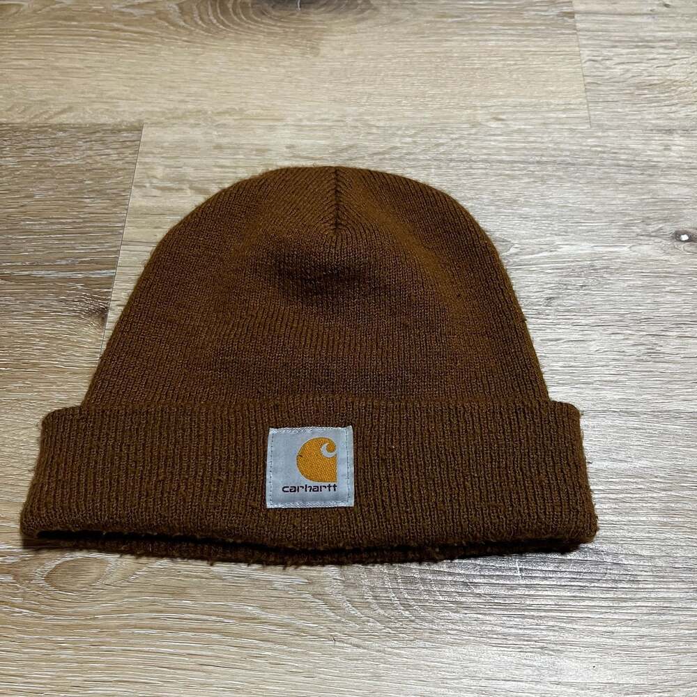 Carhartt Cuffed Knit Beanie Brown Hat